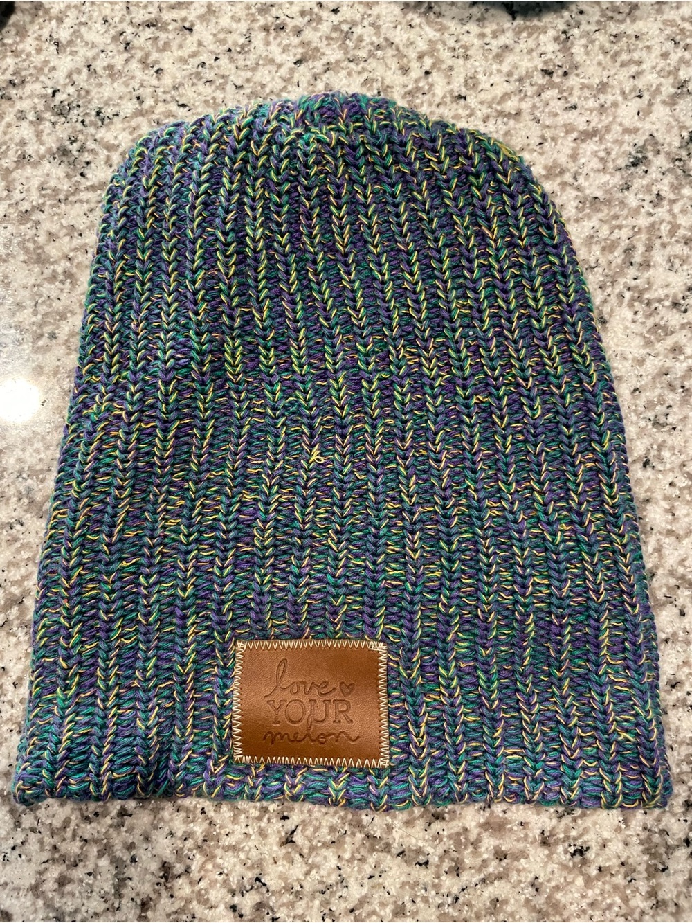 Love Your Melon Multicolor Knit Beanie